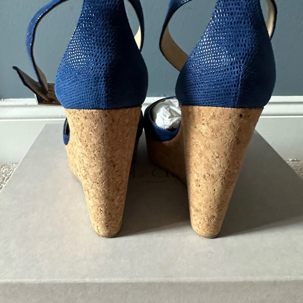 Jimmy Choo Pela Wedge in Cosmo speckled leather - Picture 6 of 10